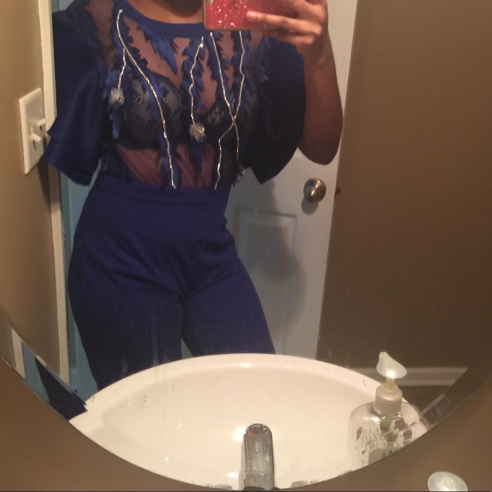 New! See through me jumpsuit